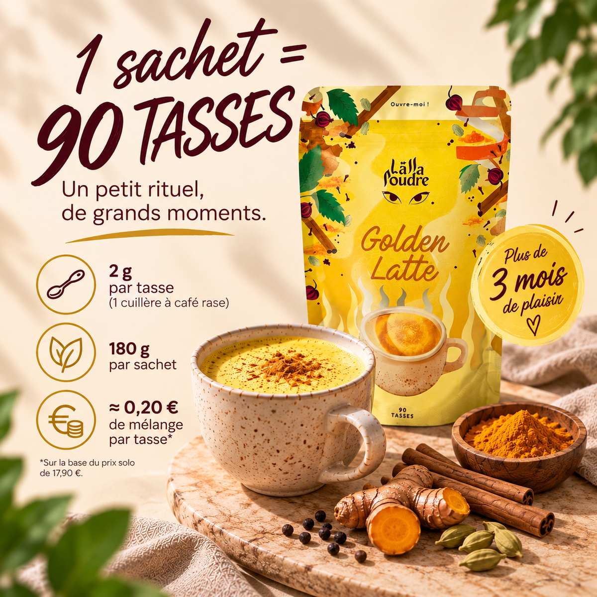 Golden Latte au curcuma